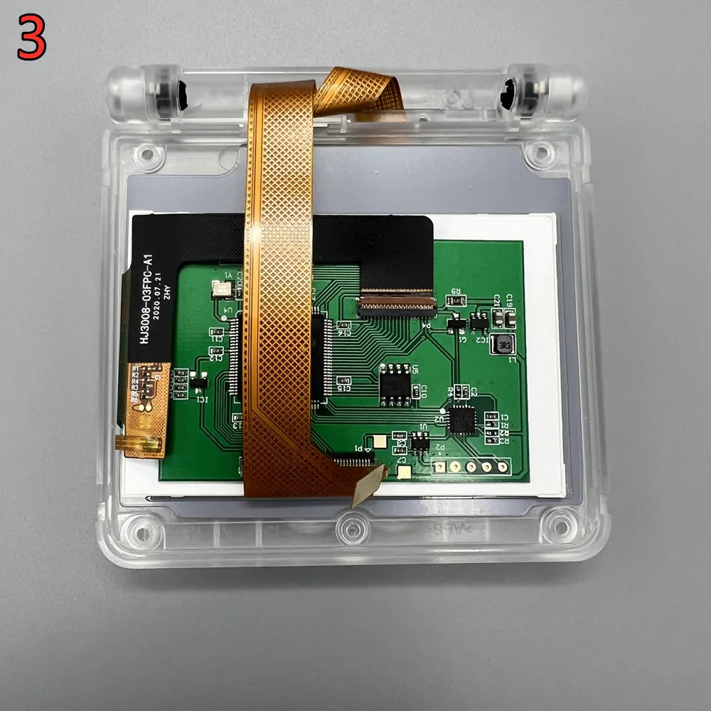 2024 new 3.0 "original size IPS high brightness LCD screen is suitable for Gameboy advance SP GBASP