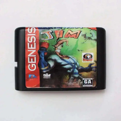 Earth Worm Jim 16 Bit MD Game Card For Sega Mega Drive For Genesis