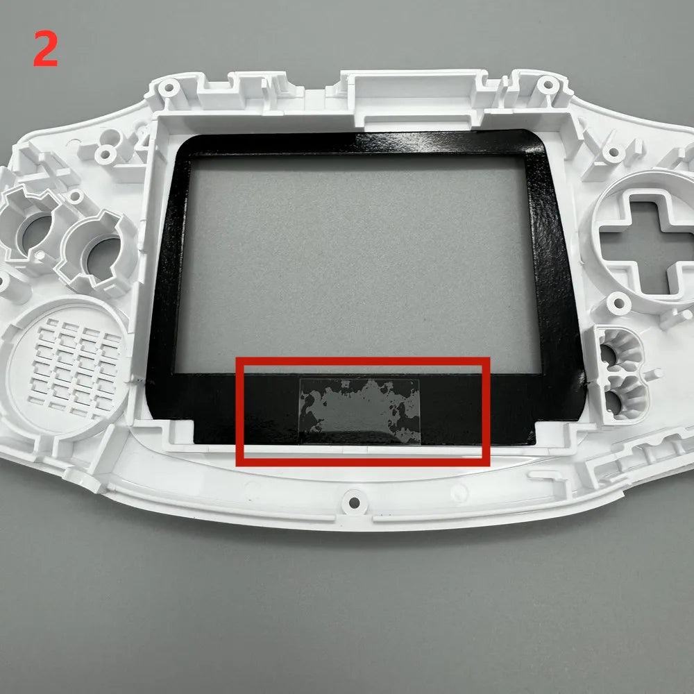 GBA IPS LCD no cut shell required easy to install 2.9 "IPS high brightness LCD and shell kit for Gameboy advance GBA