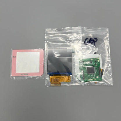 new GBP LCD screen. Easy to install 2.6 "original size IPS high brightness LCD screen is suitable for Nintendo Gameboy pocket