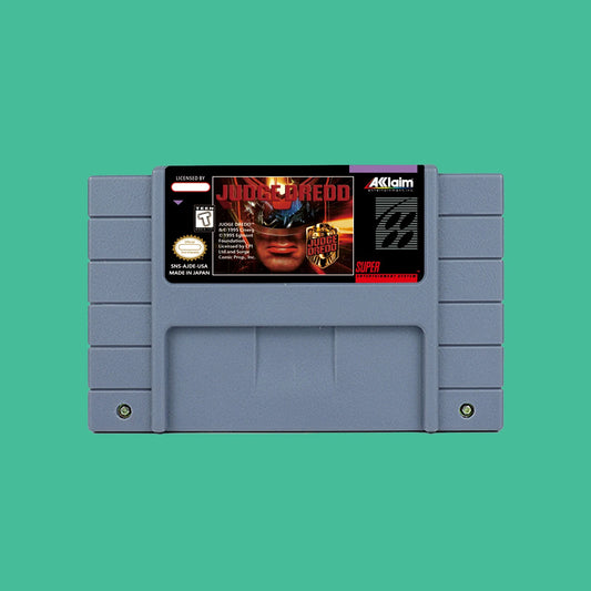 Action Game for Judge Dredd  - USA or EUR version Cartridge available for SNES  Game Consoles