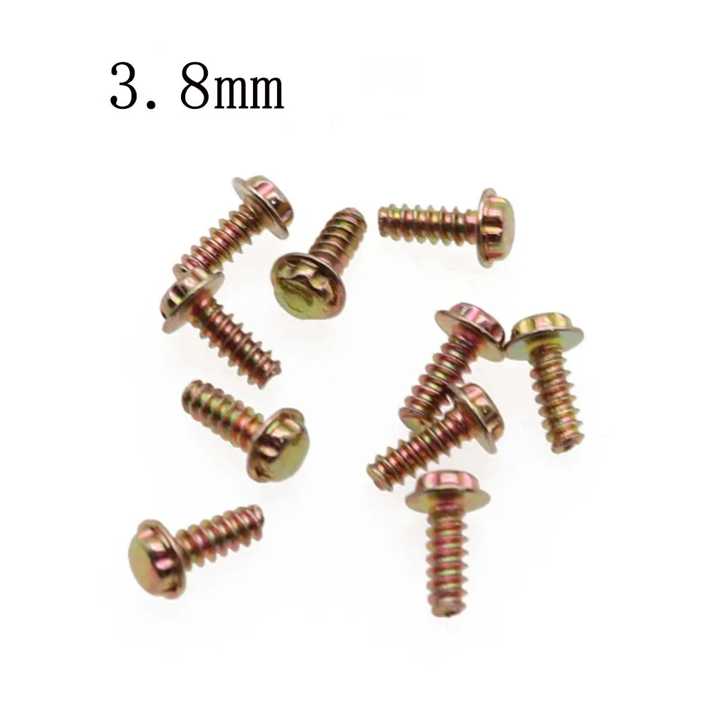 50Pcs For SNES NES Screws 3.8mm 4.5mm For SNES NGC N64 NES N64 GB SFC WII Game Plum Cassette Cartridge Screw Security Bit