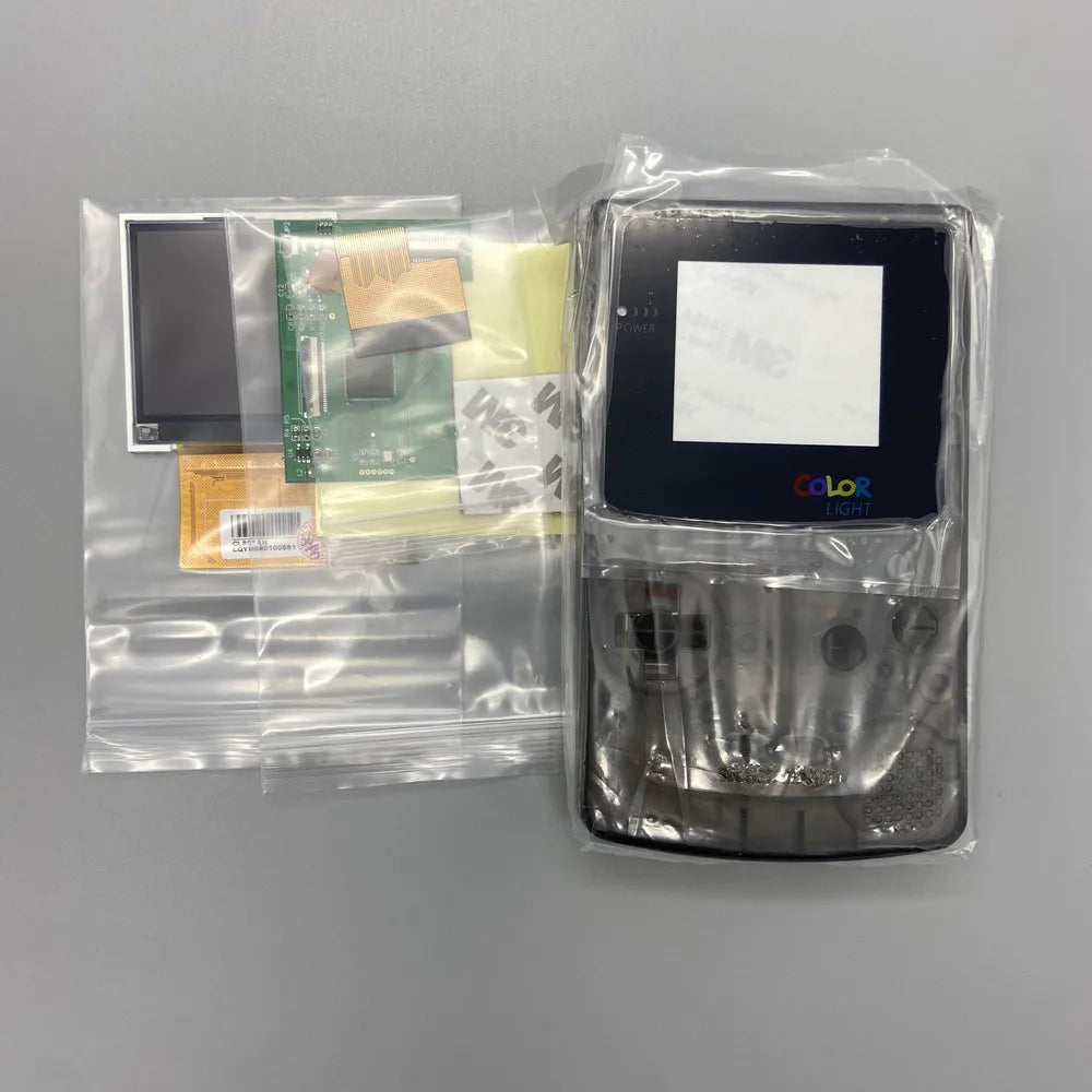 Easy to install 2.2 inches GBC high brightness LCD and new shell for Gameboy Color，GBC LCD screen