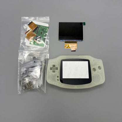 2025 GBA IPS LCD 3.0 "IPS high brightness LCD screen and shell kit for Gameboy advance GBA.no cut shell required easy to install