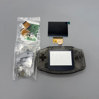 2025 GBA IPS LCD 3.0 "IPS high brightness LCD screen and shell kit for Gameboy advance GBA.no cut shell required easy to install