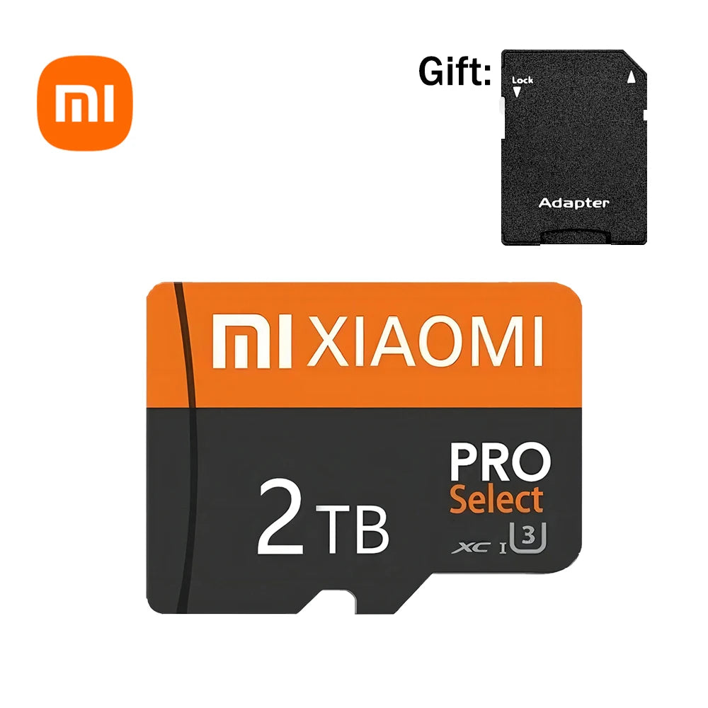 Xiaomi High Speed SD Memory Card 1TB 2TB Games Card Micro TF Card 128GB 256GB 512GB SD Card For Mijia Camera Surveillance Device