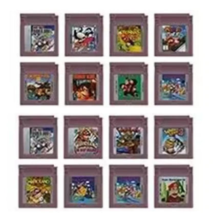 16 Bit Video Game Console Cartridge GBC Game Card Bros Golf Donkey Kong Wario Picross 2 Land II Land DX Tennis Country Pika land