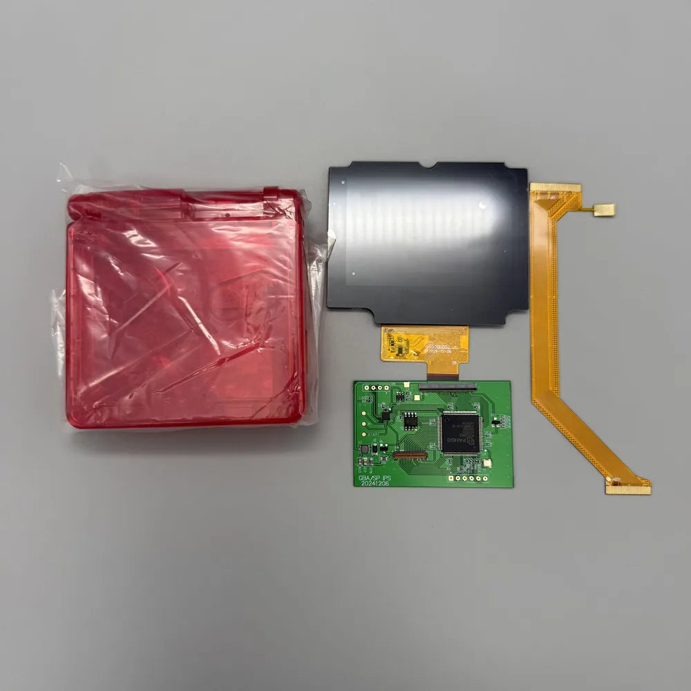 2025 GBASP IPS LCD high brightness LCD and shell kit for Gameboy advance SP