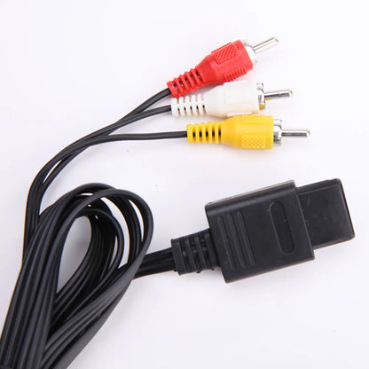 AV Audio Video A/V TV Cable Cord For Nintendo 64 N64 GameCube NGC SNES SFC Game Console Connecting line