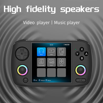 Anbernic RG CubeXX Retro Handheld Game Console 3.95 Inch IPS Screen Linux System Built-in 64G TF Card 5056 Games Support HD Out