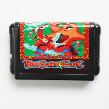 ToeJam & Earl 16bit MD Game Card For 16 Bit Sega MegaDrive Genesis Consoles