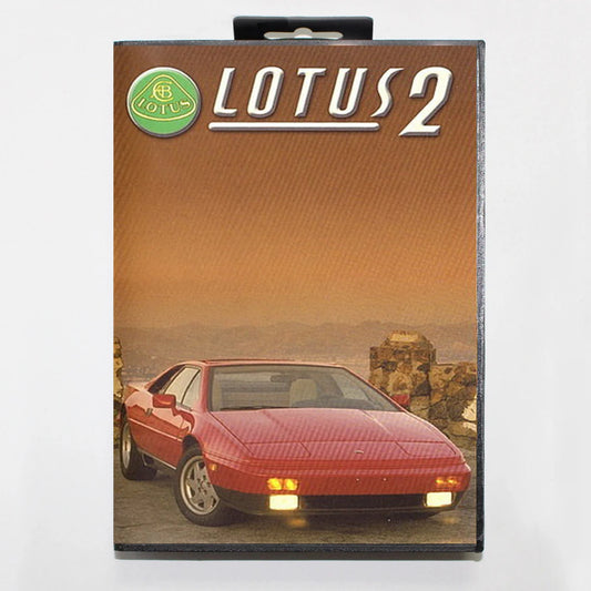 Lotus II 16Bit MD Game Cartridge with RU Box for Sega Megadrive Genesis Systems