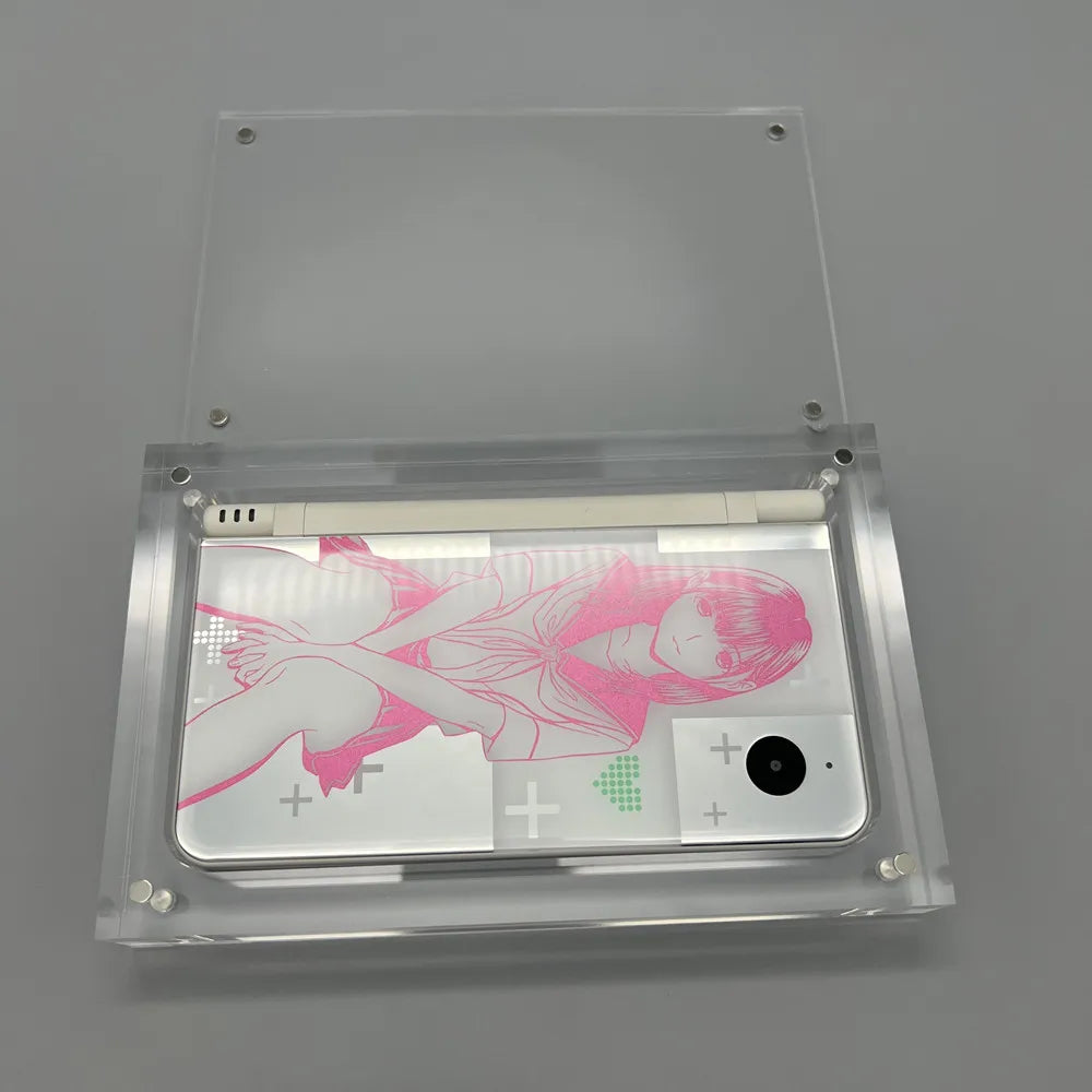 High transparency acrylic magnetic cover console storage box for Nintendo DSiXL NDSiLL