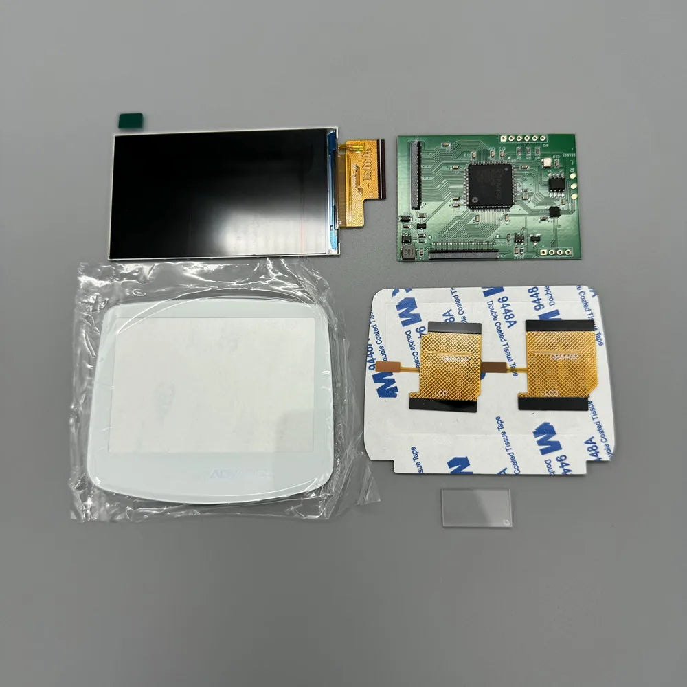 2.9 "original size IPS high brightness LCD screen is suitable for Gameboy advance GBA support pixel mode display