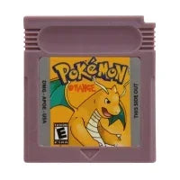 GBC Game Cartridge Red Blue DX Prism Pokemon Series 16 Bit Video Game Console Creepy Black Cock Pink Picross