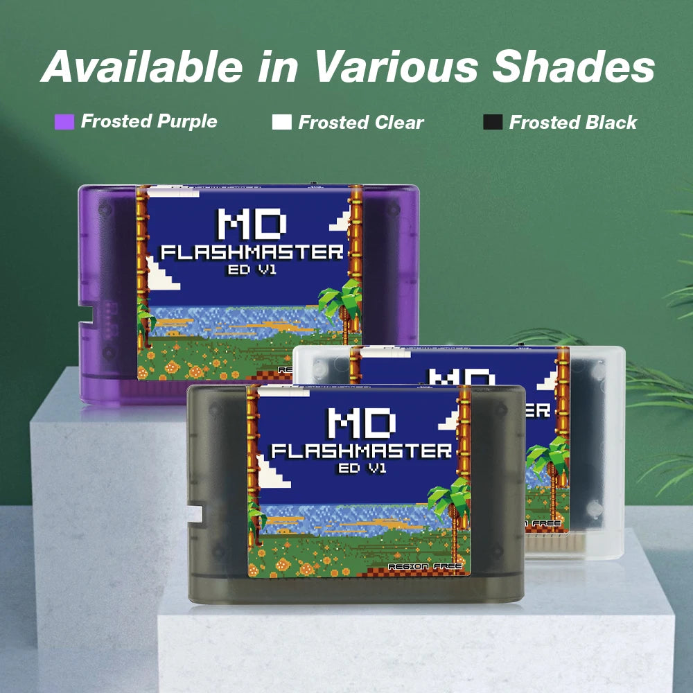 MD V1 Card 4000 in 1 With 8GB TF Card MD Game Card For Original Sega Genesis Mega Drive Master System