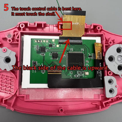 2024 3.0 "original size IPS high brightness LCD screen is suitable for Gameboy advance GBA