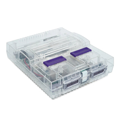 Transparent SNES Replacement Shell For Super Nintendo Entertainment System SNS-001 Retro game Console SNES Case