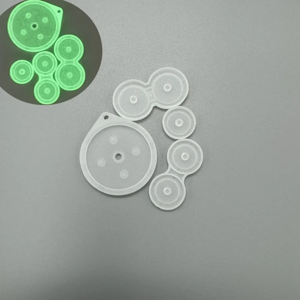 Color high quality game accessory rubber pads button silicon pads for Gameboy ADVANCE SP GBASP