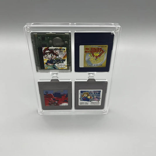 High transparency Acrylic Magnetic suction cover Games Storage Box Hard Shell cartridge Case for GameBoy GB  GBC