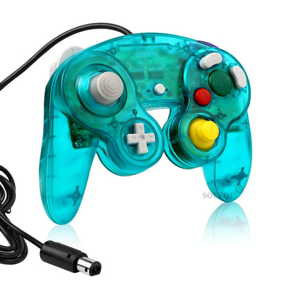 New Replacement Transparent Game Controller Gamepad Wired Handheld Joystick For NGC GameCube Video Game Console