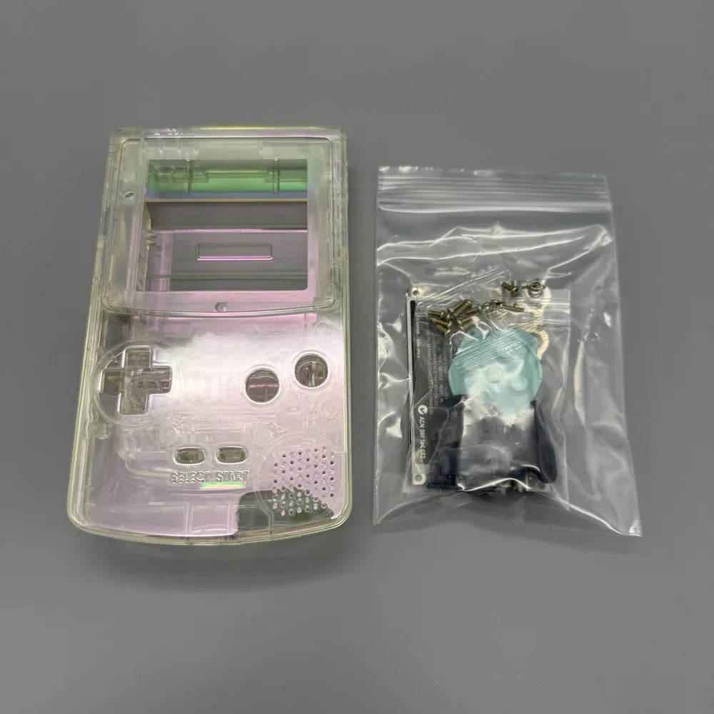 High quality shell kit for Gameboy COLOR GBC. Suitable for GBC 2.6-inch 2.45-inch 2.2-inch LCD