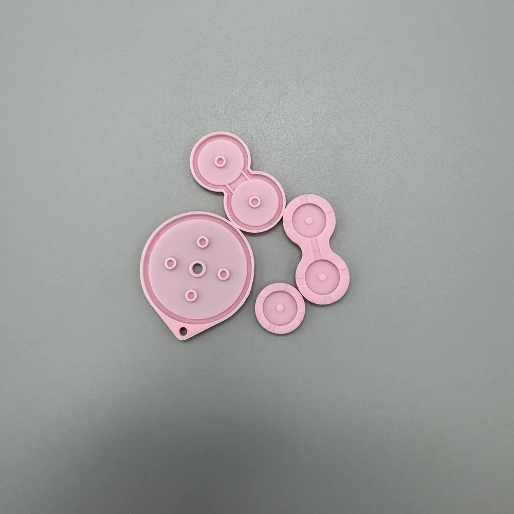 Color high quality game accessory rubber pads button silicon pads for Gameboy ADVANCE SP GBASP