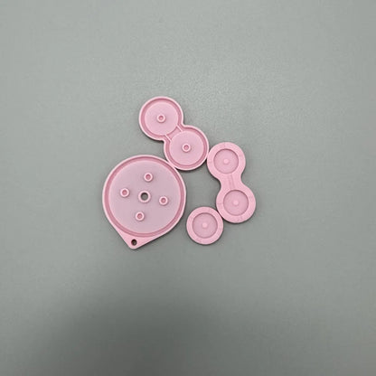 Color high quality game accessory rubber pads button silicon pads for Gameboy ADVANCE SP GBASP
