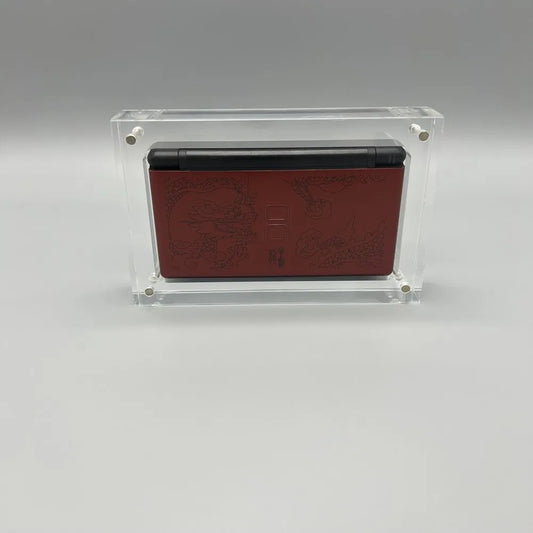 High transparency acrylic magnetic cover console storage box for Nintendo DS Lite DSL.Please pay attention to your console model