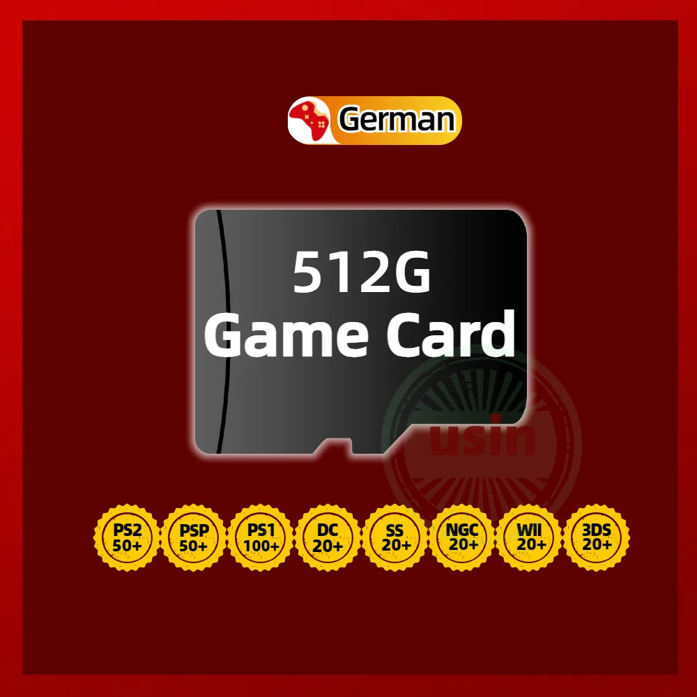 TF Game Cards For Anbernic RG405V RG CUBE Android Gaming Console Retro Playstation PS2 PSP PS1 3DS Games SD Card 1TB 512G RG556