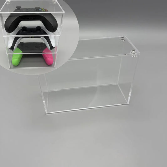 Handle storage box for PS5 SWITCH XBOX console handle. Magnetic cover high transparency acrylic box Can be stacked