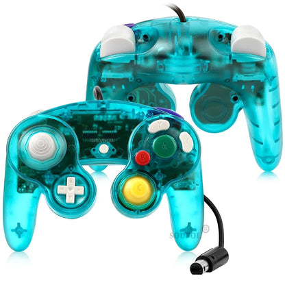New Replacement Transparent Game Controller Gamepad Wired Handheld Joystick For NGC GameCube Video Game Console