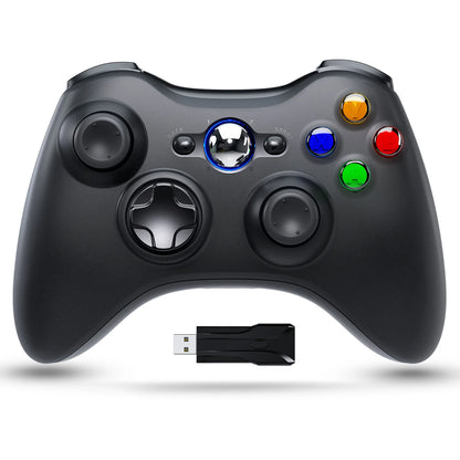 Controller for Xbox 360 Xbox 360Slim/PC Controllers 2.4G Wireless Gamepad W/ Dual Vibration Sensing Game Handle Joystick Rocker