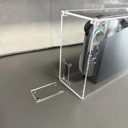 High transparency acrylic magnetic cover console storage box Dustproof box for Nintendo switch 2 NS2