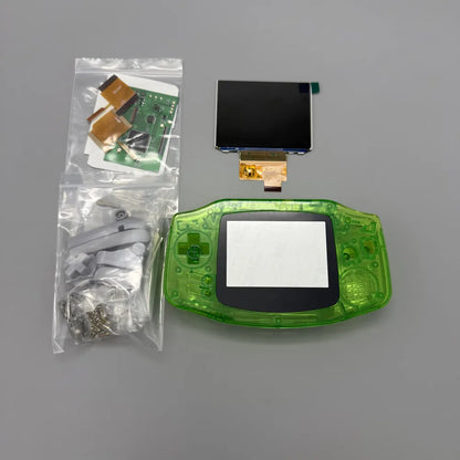 2025 GBA IPS LCD 3.0 "IPS high brightness LCD screen and shell kit for Gameboy advance GBA.no cut shell required easy to install