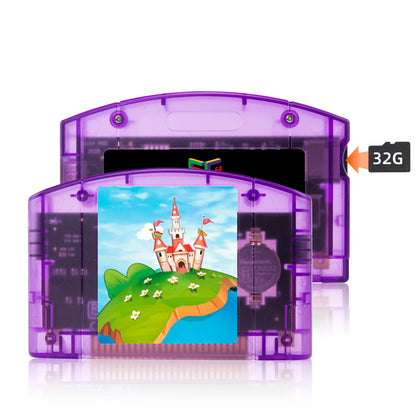 REMANK SC64Summer N64 SC64 Open Source N64DD Flash TF/SD Cart SC64 GBC SNES 64DD 5000-in1 Retro Video Game Console Accesories