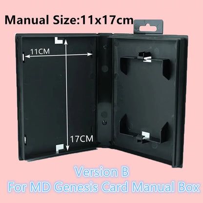 For MD Game Cartridge 10 Pcs Replacement Case Box Reproduction Retail Box For Sega Genesis Megadrive Consoles Game(No Game)