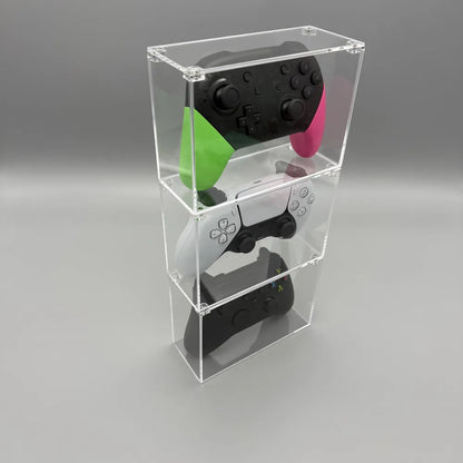 Handle storage box for PS5 SWITCH XBOX console handle. Magnetic cover high transparency acrylic box Can be stacked
