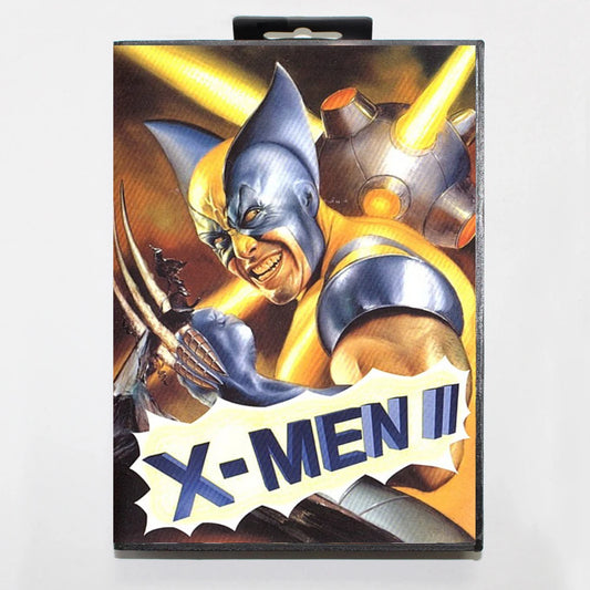 X Men 2 16Bit MD Game Cartridge with RU Box for Sega Megadrive Genesis Systems