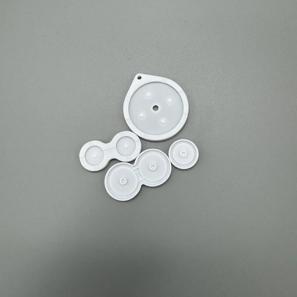Color high quality game accessory rubber pads button silicon pads for Gameboy ADVANCE SP GBASP