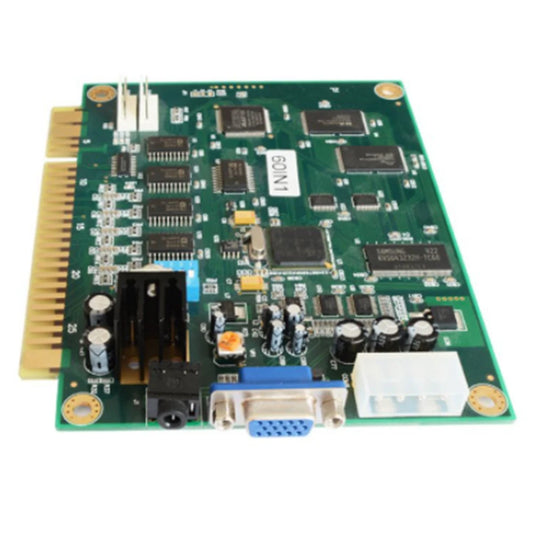 60 In 1 Multicade PCB Board  Arcade Game Board Horizontal With 28P Cable VGA Output For Jamma Arcade