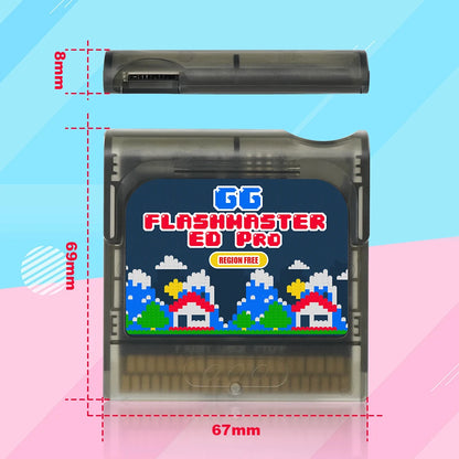 2025 New Upgrade Game Gear Cartridge FlashMaster Cart  With 8GB TF Card With 1200+ Games For Sega Game Gear GG Console