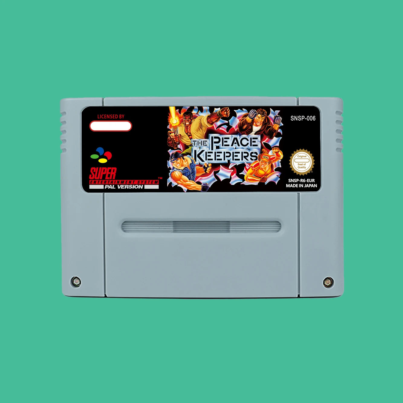 Action Game for The Peace Keepers  - USA or EUR version Cartridge available for SNES  Game Consoles