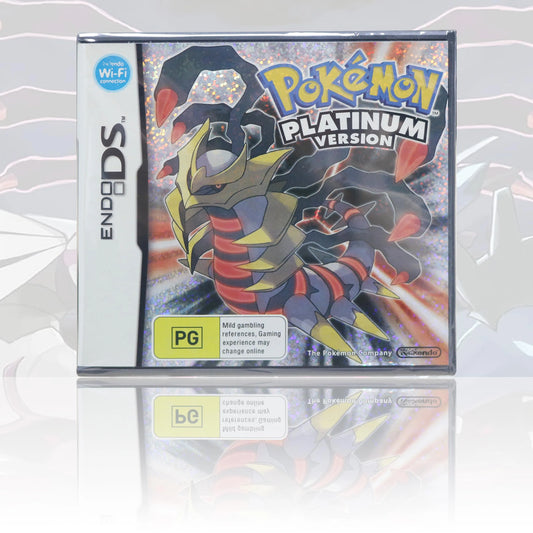 AUS Version Pokémon Platinum Version New Sealed Package DS Video Game Card Seal With Box and Manuals For DS 2DS 3DS Console