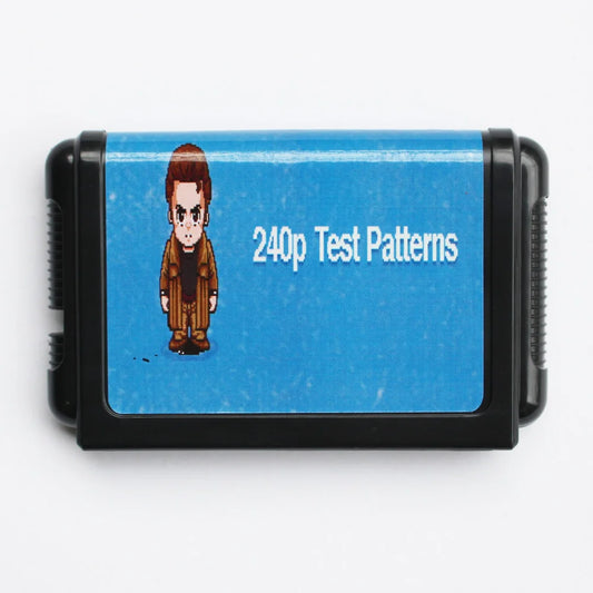 240P Test Patterns 16bit MD Game Card For 16 Bit Sega MegaDrive Genesis Consoles
