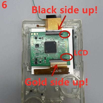 new GBP LCD screen. Easy to install 2.6 "original size IPS high brightness LCD screen is suitable for Nintendo Gameboy pocket
