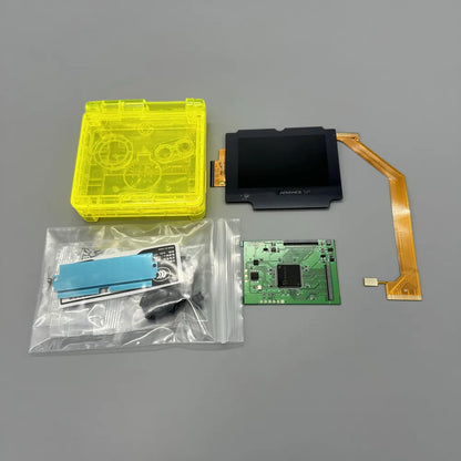 2024 new GBASP IPS LCD 2.9 "IPS high brightness LCD and shell kit for Gameboy advance SP