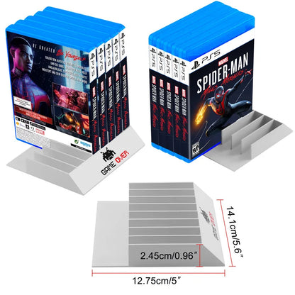 8 in 1 game card case for PS5 Storage display rack Game Card Base for PS4 CD Holder CD Storage Box Personalized Display Shelf