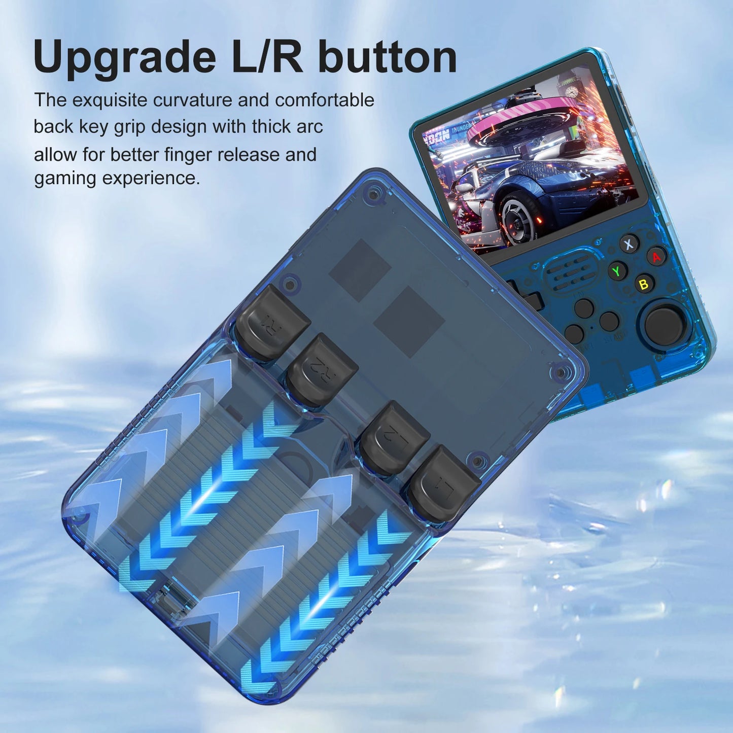 R36S Open Source K36 Handheld Game Console 3.5Inch IPS Screen Built in 16000 Games Supports online doubles For PS1/PSP/DC