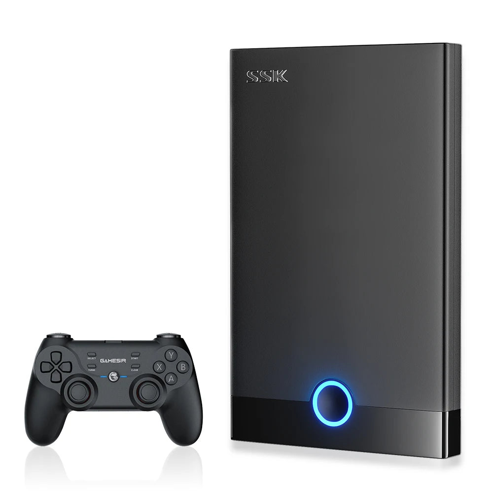 Super Console Retrobat Gaming HDD 60000+ Retro Video Games Emulators for PS2/PS1/PSP/DC/SS/MAME Plug and Play for PC Kid Gift